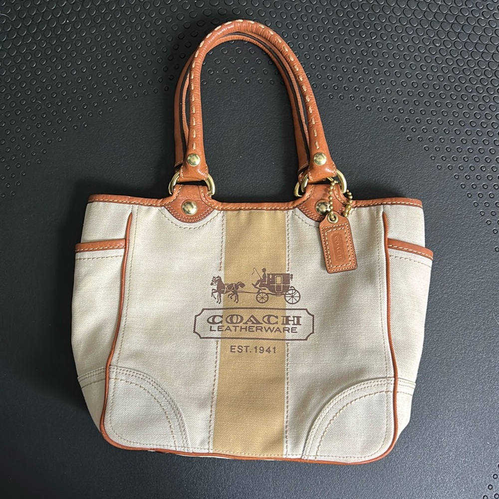 Vintage Coach Tote